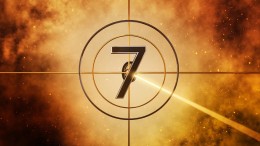 Golden Film Countdown Intro with Logo