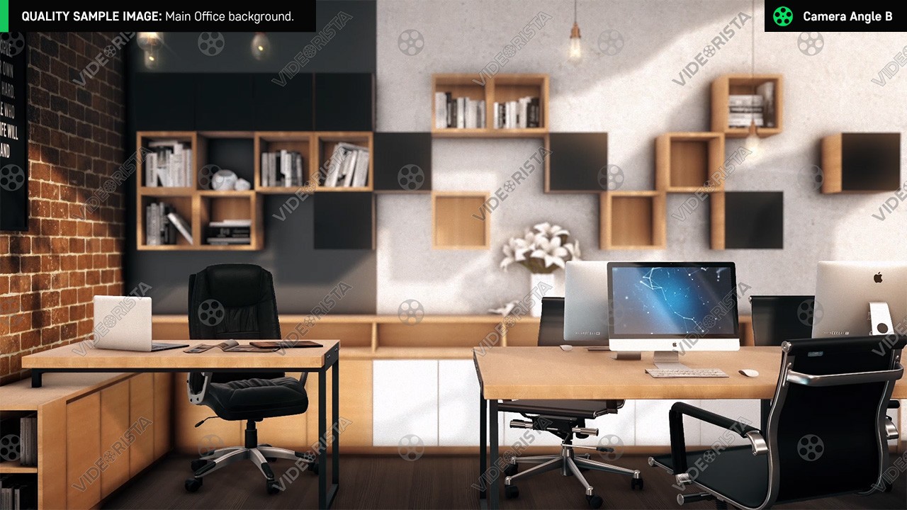 beautiful office zoom background