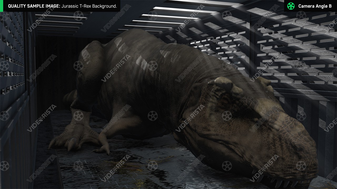 Kollegium Tablet fordomme Jurassic World Tyrannosaurus Rex inside cage
