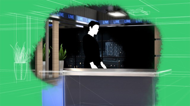 Custom virtual background