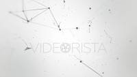 Black abstract geometry animation with seamless Loop