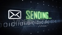 Pixel Sending Message and Symbol on Digital LED Screen. Looping