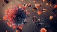 Mortal Virus Cell attacks red blood cells.